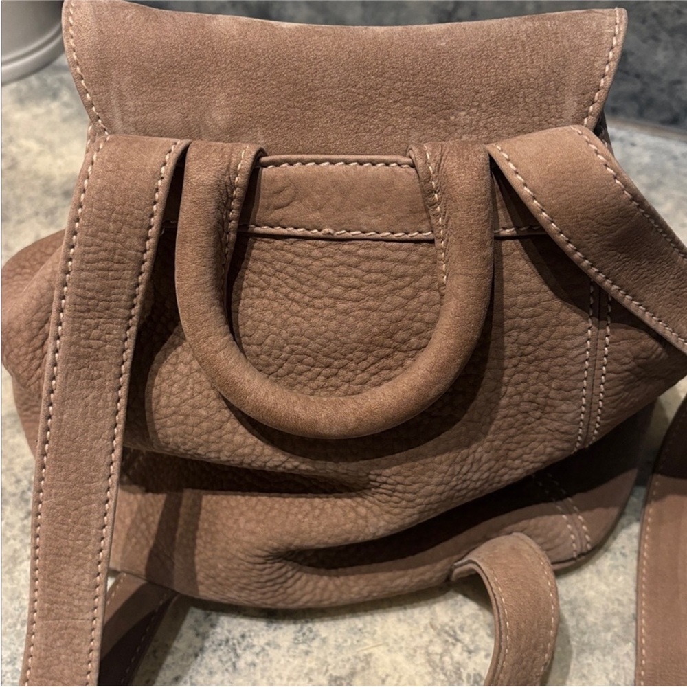 Vintage Coach Sonoma Nubuck Leather Chamois Backpack 4938. Made in Italy - Picture 9 of 13